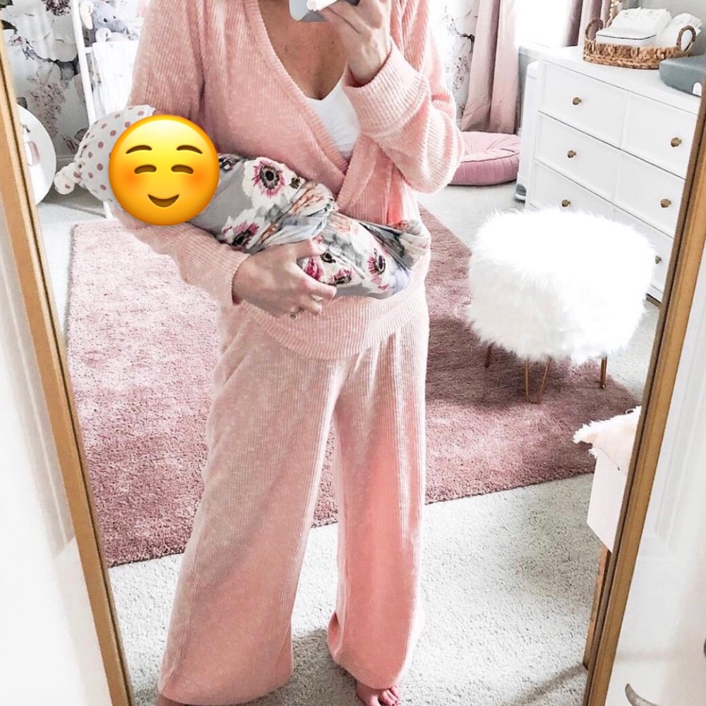 Anthropologie Cloud Knit Lounge Set